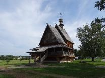 Достопримечательности Суздаля. Музей деревянного зодчества. Никольская церковь