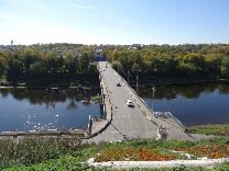 Достопримечательности Ржева. Мосты через Волгу (Старый и Новый). Старый мост