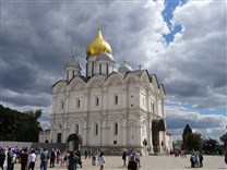 Достопримечательности Москвы. Московский кремль. Архангельский собор