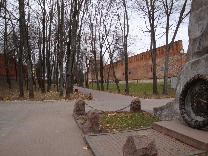 Достопримечательности Смоленска. Аллея героев 1812 года.  