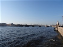 Достопримечательности Санкт-Петербурга. Река Нева. Благовещенский мост
