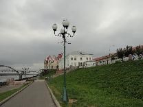 Достопримечательности Рыбинска. Волжская набережная.  