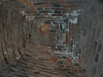 Достопримечательности Санкт-Петербурга. Петропавловская крепость. Свод в помещении бастиона