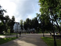 . Памятник Екатерине II в Подольске. Екатерининский сквер