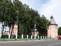 Достопримечательности Суздаля. Спасо-Евфимиев монастырь. Вид с улицы Ленина