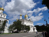 Достопримечательности Москвы. Московский кремль. Архангельский собор