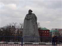 Достопримечательности Москвы. Памятник Карлу Марксу.  
