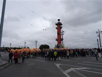 Достопримечательности Санкт-Петербурга. Ростральные колонны. Биржевая площадь