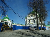 Достопримечательности Твери. Путевой дворец Екатерины II. Проведение реставрационных работ (май 2015 года)