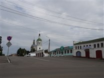 Достопримечательности Зарайска. Центральная площадь.  