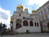 Достопримечательности Москвы. Благовещенский собор. Вид с северной стороны