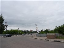 Достопримечательности Ржева. Мосты через Волгу (Старый и Новый). Новый мост (вид с правого берега)