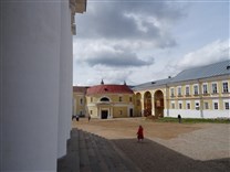 Достопримечательности Осташкова. Нило-Столобенская пустынь (Нилова пустынь). Вид с портика собора