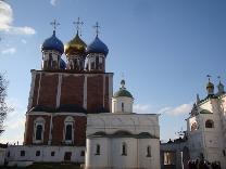 Достопримечательности Рязани. Рязанский Кремль. Архангельский и Успенский соборы