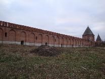 Достопримечательности Смоленска. Смоленская крепостная стена.  