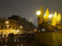 Достопримечательности Санкт-Петербурга. Банковский мост.  