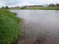 Достопримечательности Твери. Лагерь КомпьютериЯ. Река Тверца