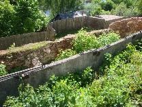 Достопримечательности Торжка. Борисоглебский монастырь. Разрушенные стены