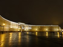 Достопримечательности Санкт-Петербурга. Дворцовая площадь. Здание Главного штаба