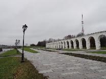 Достопримечательности Великого Новгорода. Набережная Александра Невского.  