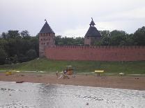 Достопримечательности Великого Новгорода. Новгородский Детинец (кремль). Дворцовая и Спасская башни