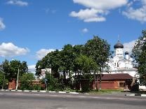 Достопримечательности Егорьевска. Свято-Троицкий Мариинский монастырь. Вид на Троицкий собор