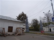 Достопримечательности Великого Новгорода. Стена Окольного города. Северные городские ворота