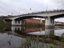 Достопримечательности Смоленска. Река Днепр. Центральный мост