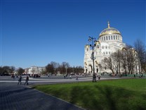 Достопримечательности Санкт-Петербурга. Морской собор Николая Чудотворца. Якорная площадь