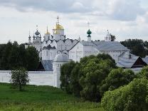 Достопримечательности Суздаля. Покровский монастырь. Вид со стороны Спасо-Евфимиева монастыря