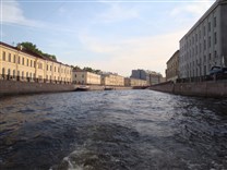 Достопримечательности Санкт-Петербурга. Река Мойка. Исторический центр города