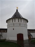 Достопримечательности Серпухова. Высоцкий мужской монастырь. Северо-западная башня