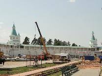Достопримечательности Истры. Новоиерусалимский монастырь. Работы по реставрации летом 2014 года