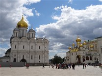 Достопримечательности Москвы. Соборная площадь. Архангельский и Благовещенский соборы