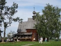 Достопримечательности Суздаля. Музей деревянного зодчества. Никольская церковь в 2014 году