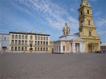 Достопримечательности Санкт-Петербурга. Петропавловская крепость. Соборная площадь