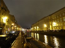 Достопримечательности Санкт-Петербурга. Река Мойка. Возле Певческого моста