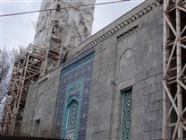Достопримечательности Санкт-Петербурга. Соборная мечеть. Изразцы на фасадах