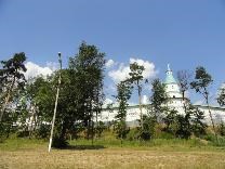 Достопримечательности Истры. Новоиерусалимский монастырь. Вид на монастырь со стороны Гефсиманского сада