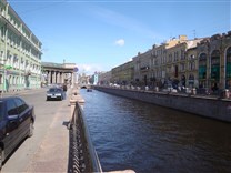 Достопримечательности Санкт-Петербурга. Канал Грибоедова. Набережная