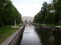 Достопримечательности Санкт-Петербурга. Фонтаны Петергофа. Морской канал