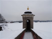 Достопримечательности Санкт-Петербурга. Петропавловская крепость. Бойница Государева бастиона