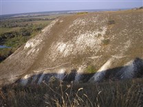 . Дивногорье. Крутые склоны плато