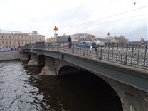 Достопримечательности Санкт-Петербурга. Река Фонтанка. Мост Белинского