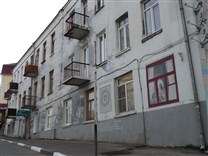Достопримечательности Боровска. Фрески на стенах домов. Роспись жилого дома
