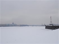 Достопримечательности Санкт-Петербурга. Река Нева. Зимний Петербург