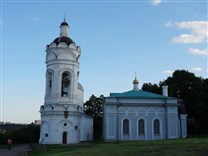 Достопримечательности Москвы. Царская резиденция Коломенское. Церковь Георгия Победоносца