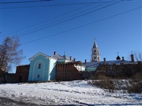 Достопримечательности Торжка. Борисоглебский монастырь. Остатки крепостной стены