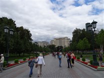 Достопримечательности Москвы. Александровский сад. Центральная аллея