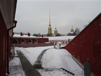 Достопримечательности Санкт-Петербурга. Петропавловская крепость. Вид из Государева бастиона